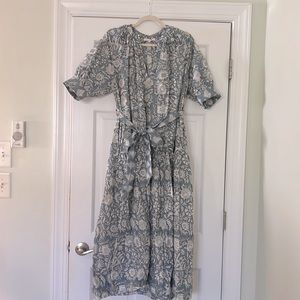 NWOT Marea by Liz Joy Block Print Maxi Dress